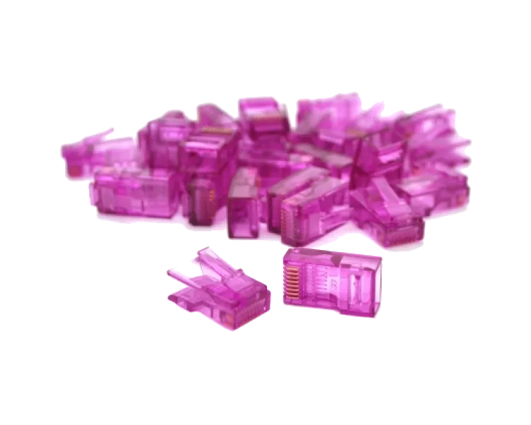 Ritar RJ-45 8P8C UTP Cat-5 (100 шт/уп.) Q100 Violet Конектор