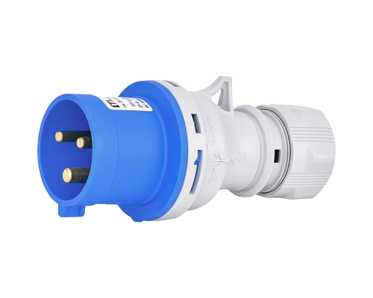 ЕТІ EV-3232 IP44 32A 230V 2P+PE Вилка кабельна