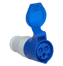 UEA 213 16А 220В 2Р+Е IP44 Розетка переносна