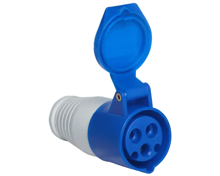 UEA 213 16А 220В 2Р+Е IP44 Розетка переносна