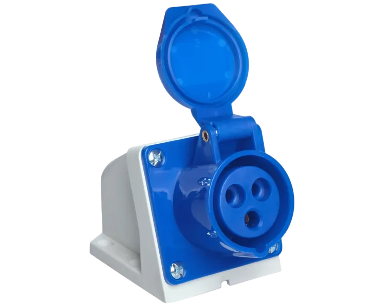 UEA 113 16А 220В 2Р+Е IP44 Розетка стаціонарна зовнішня