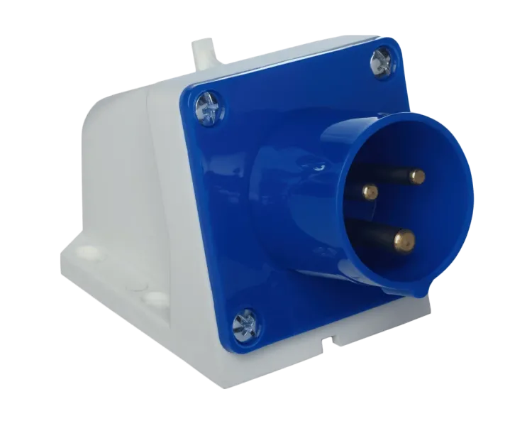 UEA 513 16А 220В 2Р+Е IP44 Розетка стаціонарна настінна
