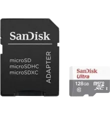 SANDISK Ultra microSDXC 128GB + SD Adapter Class 10 UHS-I Карта пам'яті