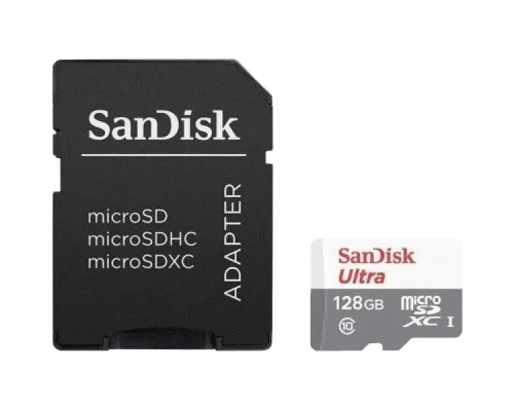 SANDISK Ultra microSDXC 128GB + SD Adapter Class 10 UHS-I Карта памяти