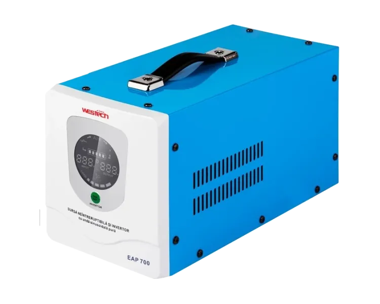 Westech EAP DUAL-1000ВA/700Вт 12В однофазний з правильною синусоїдою Джерело безперебійного живлення