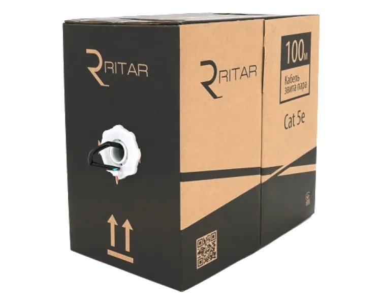 Ritar зовнішній КНП UTP CCA (4*2*0.5) 4p 24 AWG ПЕ (100м) Кабель