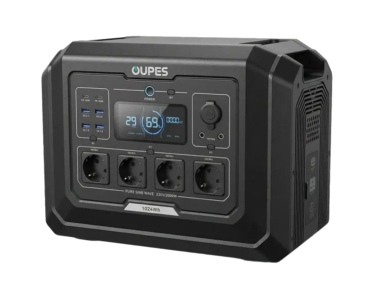 OUPES Mega 1 S1 2000Вт 1024Вт•г Портативна зарядна станція