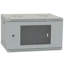 IPCOM 4U 600x600 двері перфорація (сіра) Шафа телекомунікаційна