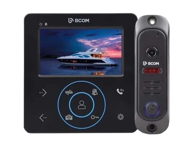 BCOM BD-480 Black Kit Комплект відеодомофона