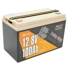 Power Queen LiFePO4 12V 100Ah Low-Temp Акумуляторна батарея