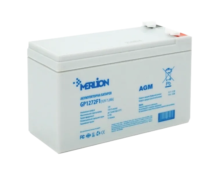 MERLION AGM GP1272F1 12V 7.2AH Акумуляторна батарея