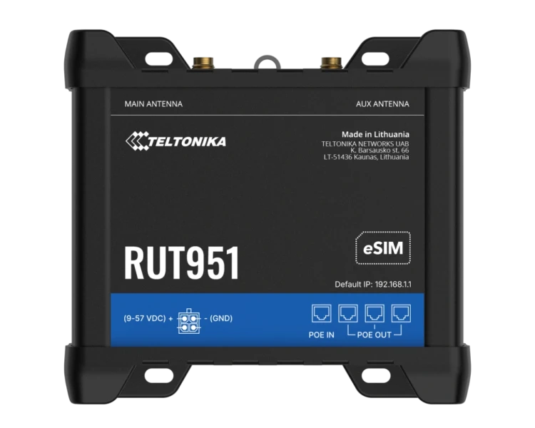 Teltonika RUT951 POE+ (RUT951B10J00) Маршрутизатор