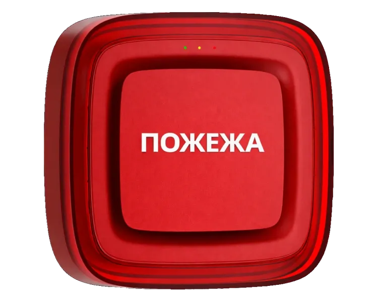 Ajax EN54 FireProtect (Sounder/VAD) red пожежний світлозвуковий "ПОЖЕЖА" Cповіщувач