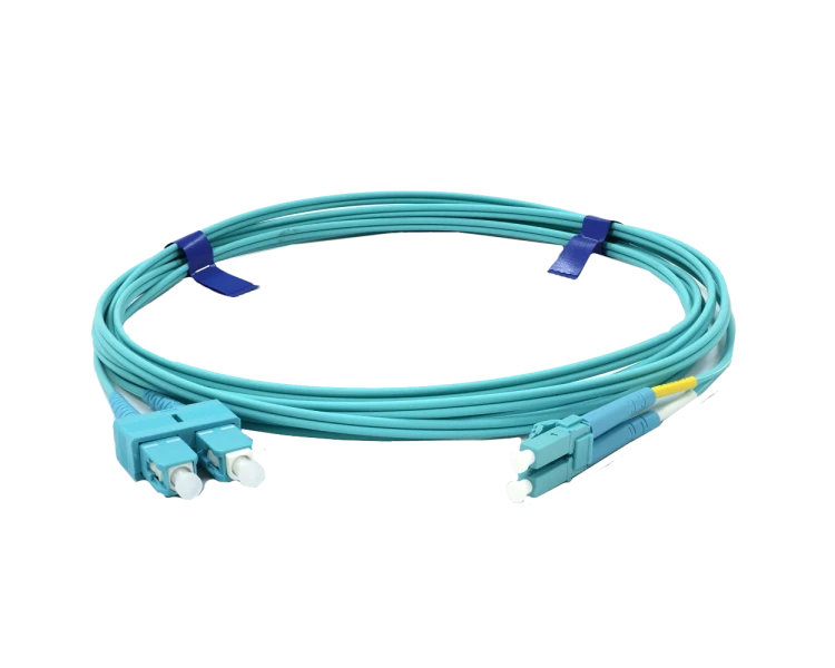 Duplex Slim SC/UPC-LC/UPC MM (OM3) 2м Патчкорд