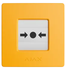Ajax Manual Call Point (Yellow) ручний бездротовий Сповіщувач