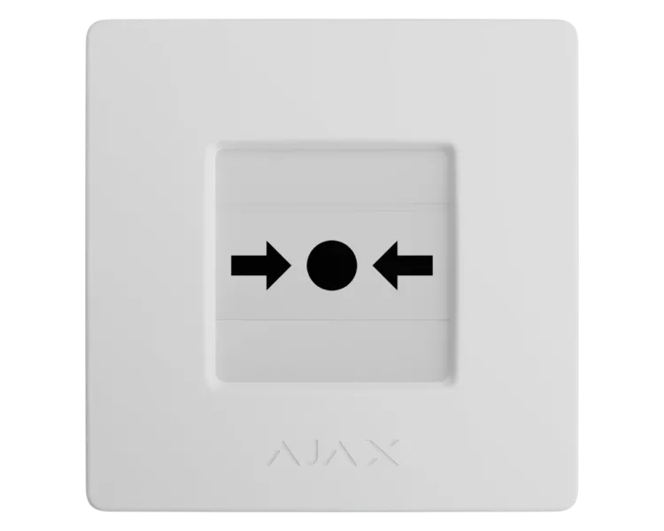Ajax Manual Call Point (White) (8EU) ASP ручний бездротовий Сповіщувач