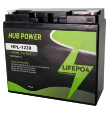 Hub Power HPL-1220 LiFePO4 12В/20А•г Акумуляторна батарея
