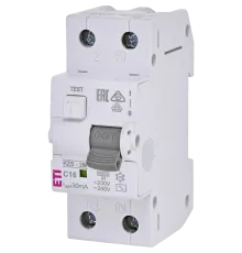 ЕТІ KZS-2M C 16/0.03 10kA Дифавтомат