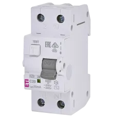 ЕТІ KZS-2M C 20/0.03 10kA Дифавтомат
