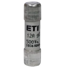 ETI CH10x38 gG 12A 500V Запобіжник