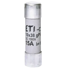 ETI CH10x38 gPV 15A 1000V 10kA Запобіжник