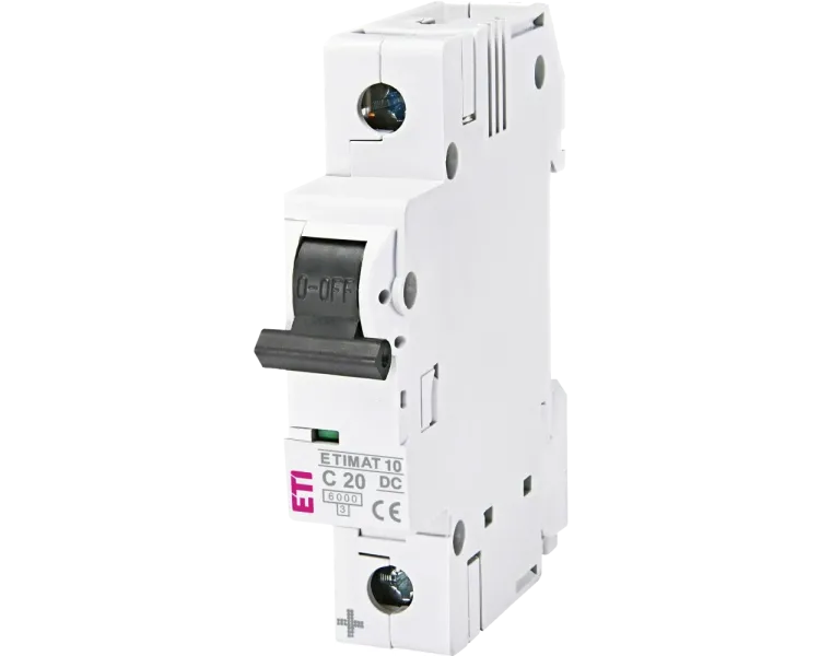 ЕТІ ETIMAT 10 DC 1p C 20A (6 kA) Автоматичний вимикач