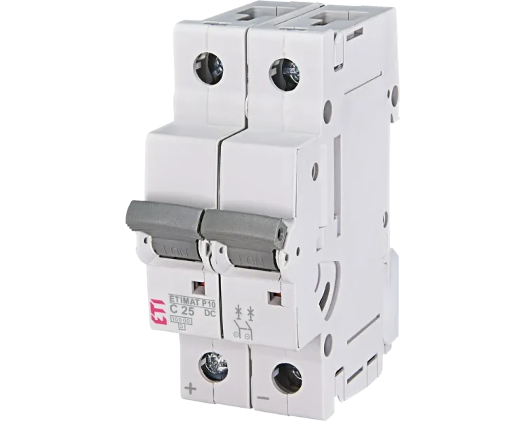 ЕТІ ETIMAT P10-DC 2p C25 (10 kA) Автоматичний вимикач