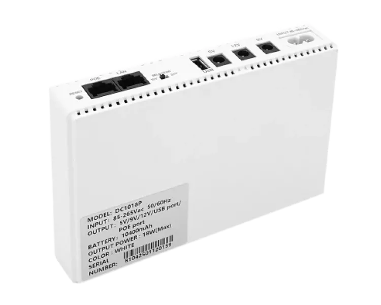 MERLION ML-DC1018P-W 18W ДБЖ для роутерів/комутаторів