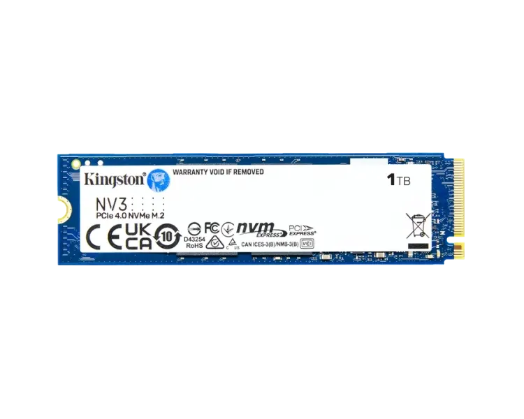 Kingston 1TB NV3 SSD M.2 2280 PCIe 4.0 NVMe Накопичувач