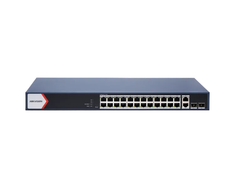 Hikvision DS-3E1528P-EI/M PoE Комутатор 8 портів керований