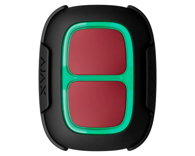 Тривожна кнопка Ajax Superior DoubleButton G3 Jeweller black