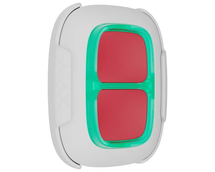 Тривожна кнопка Ajax Superior DoubleButton G3 Jeweller white