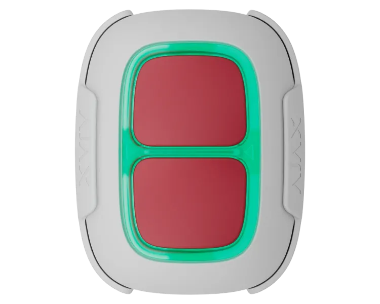 Тривожна кнопка Ajax Superior DoubleButton G3 Jeweller white