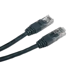Cablexpert PP12-0.5M/BK 0.5 м кат.5Е чорний Патч-корд