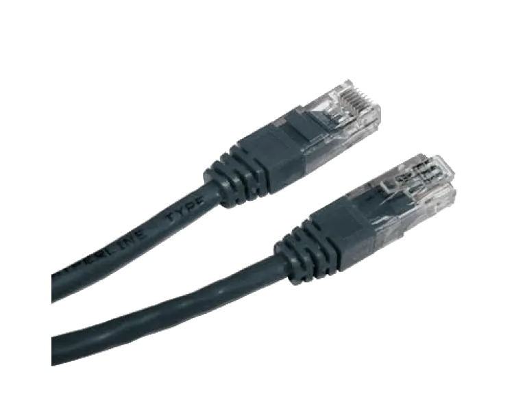 Cablexpert PP12-0.5M/BK 0.5 м кат.5Е чорний Патч-корд