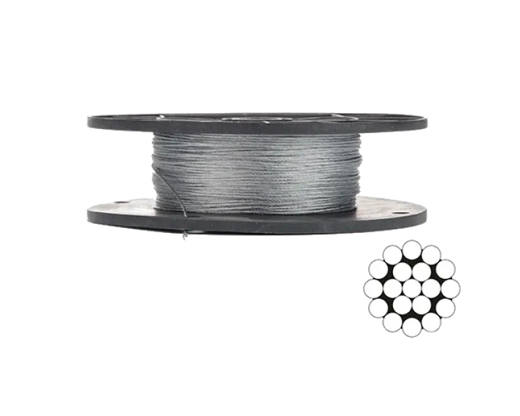 APRO 1.5мм DIN 3053 (1x19) бухта 200м Трос оцинкований