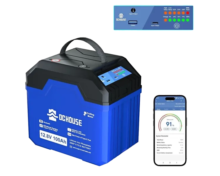 DСHOUSE 12.8V 100Ah (ECO-LFP1210004) Bluetooth Акумуляторна батарея