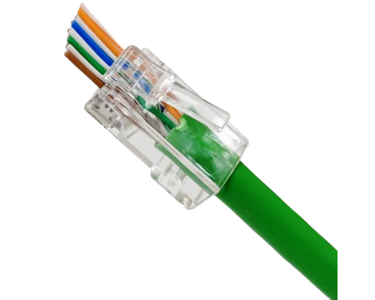 зі наскрізними отворами 100 шт Конектор UTP RJ45 кат. 6
