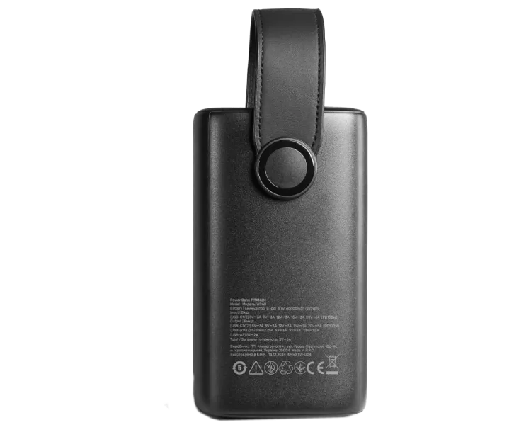 Videx TITANUM WC60 PD100W Black 60000mAh Повербанк