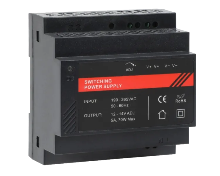 DR12060-02 12V/5A Блок живлення на DIN рейку