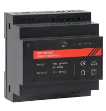 DR12036-02B 12V/3A Блок живлення на DIN рейку