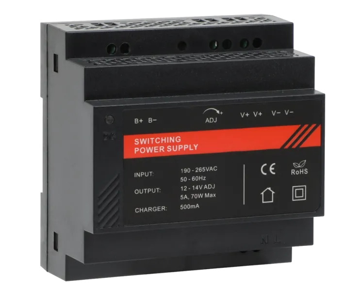 DR12060-02B 12V/5A Блок живлення на DIN рейку