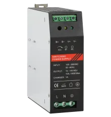 DR12120-01B 12V/10A Блок живлення на DIN рейку