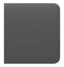 Ajax SideButton (1-gang/2-way) [55] grey Кнопка