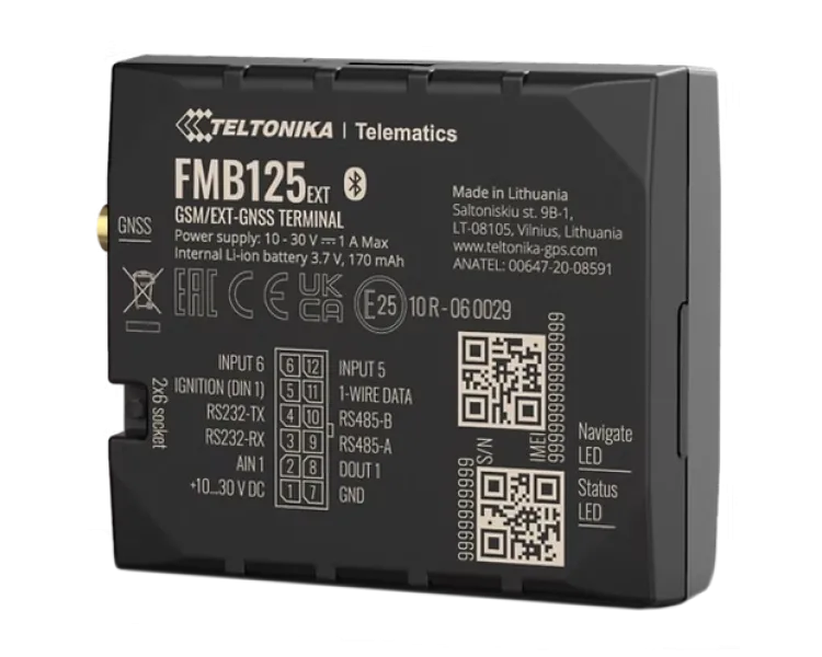 Teltonika FMB125 RS232, RS485 2G трекер