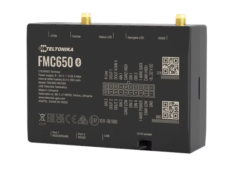 Teltonika FMC650 CAN J1708 Професійний GPS-трекер
