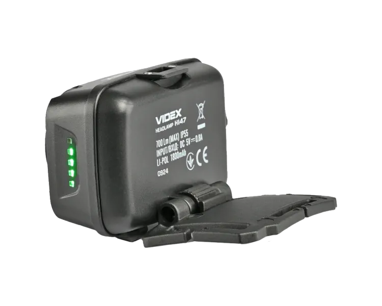 VIDEX VLF-H147 700 Lm, 5000K, USB-C Налобний ліхтар