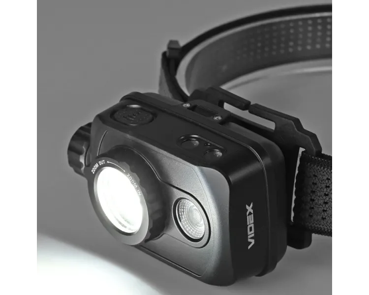 VIDEX VLF-H047Z 1000Lm IP65 Налобний ліхтарик