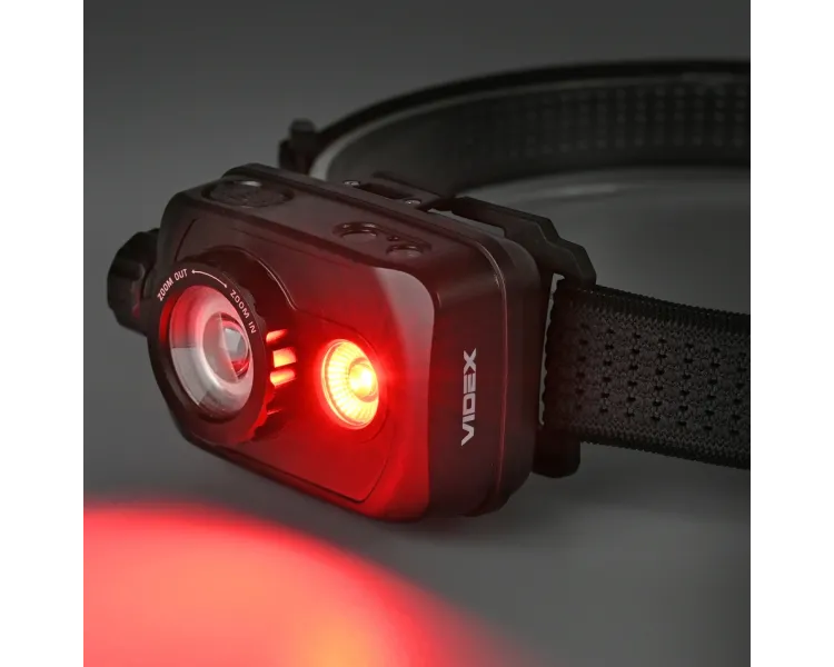 VIDEX VLF-H047Z 1000Lm IP65 Налобний ліхтарик
