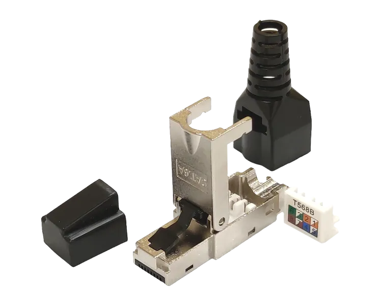 RJ45 STP кат. 6A Конектор екранований безінструментальний